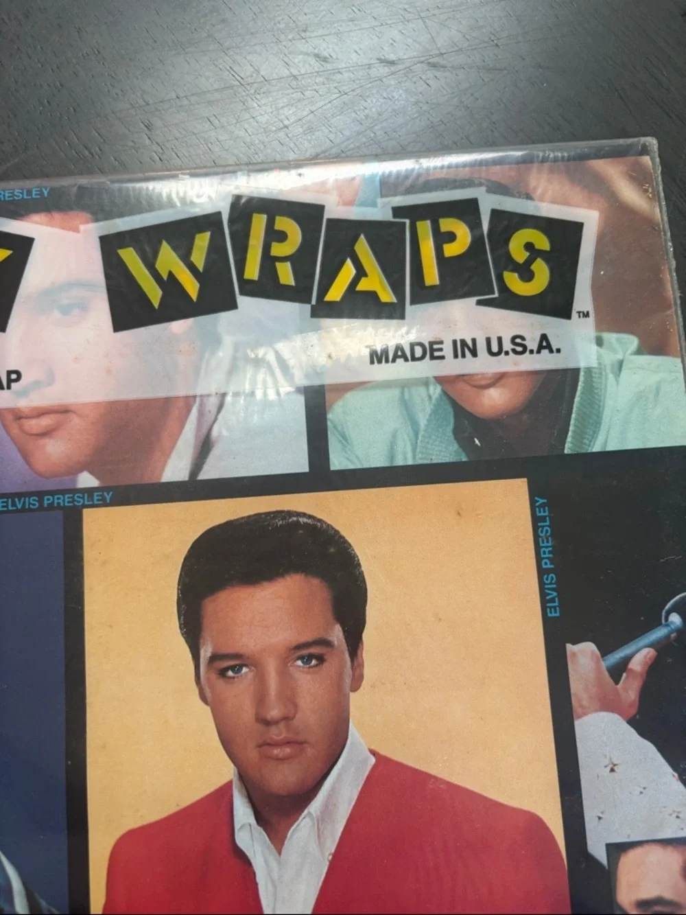 Rock Wraps - Elvis Presley - Wrapping Paper Gift Wrap NWT. RARE! Rock 'N' Roll